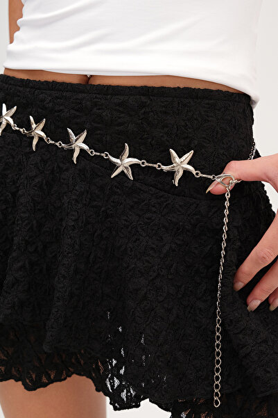 Addax Yıldız Tokalı Zincir Kemer ZNCR102