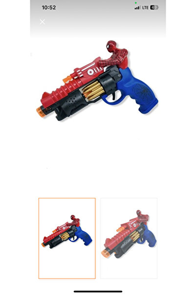 Toys Işıklı sesli örümcek adamlı tabanca