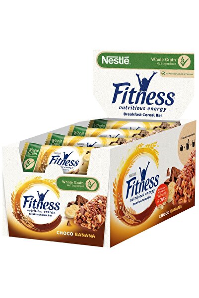 Nestle Baton de cereale Fitness cu ciocolata si banane, 16x23.5g