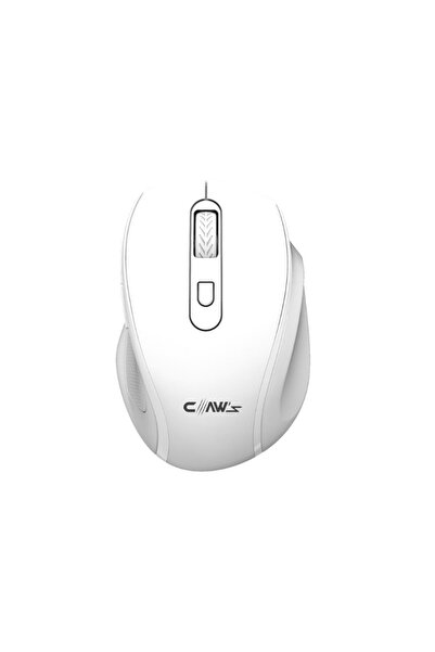 Claw's Genius 2.4 GHz USB Alıcılı & 3 Farklı Değiştirilebilir DPI Kompakt Kablosuz Mouse - Beyaz