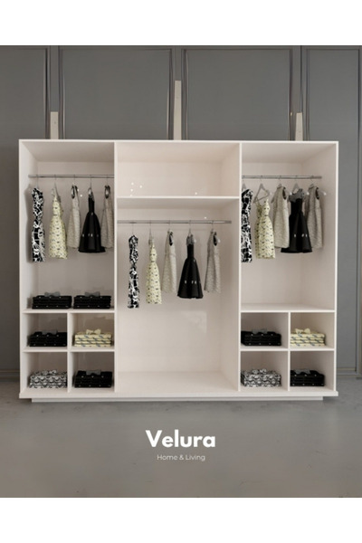 Velura Home & Living Sarmaşık Modern Aynalı Şifonyer