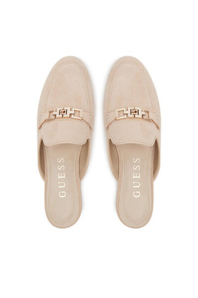 Guess Șlapi bej pentru femei FLJBOMSUE06