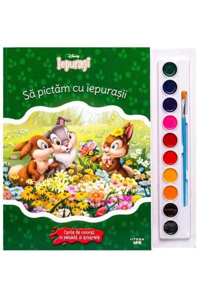 Editura Litera Disney. Iepurasi. Sa pictam cu iepurasii. Carte de