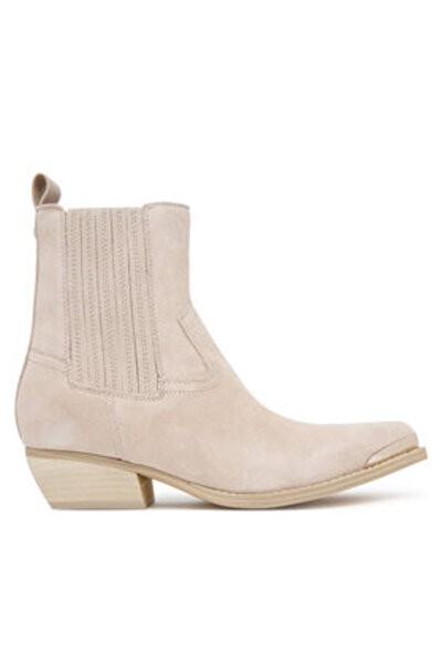 Guess Ghete cowboy bej pentru femei FLTLN2SUE10