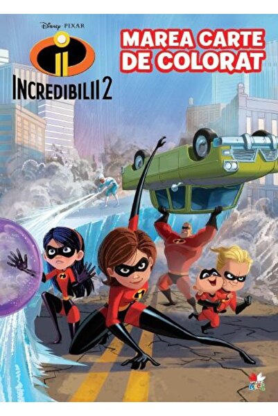 Editura Litera Incredibilii 2. Marea carte de colorat, Disney