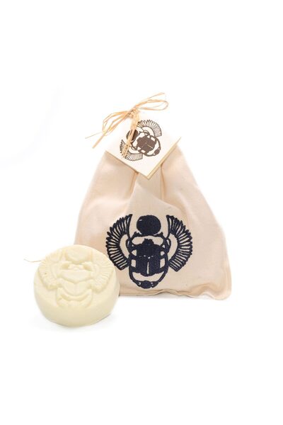 NEFERTARİ Olive Oil Soap in Scarab Shape by