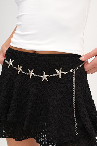 Addax Yıldız Tokalı Zincir Kemer ZNCR102