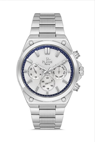 zentrova Platinum Pi̇erre Men's Stylish Watch