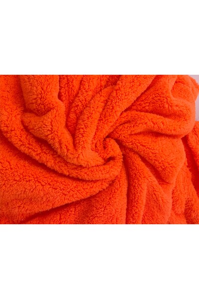 Gleamy 1 Meter Double Sided Off White Welsoft Washable Plush Fabric 180 Width