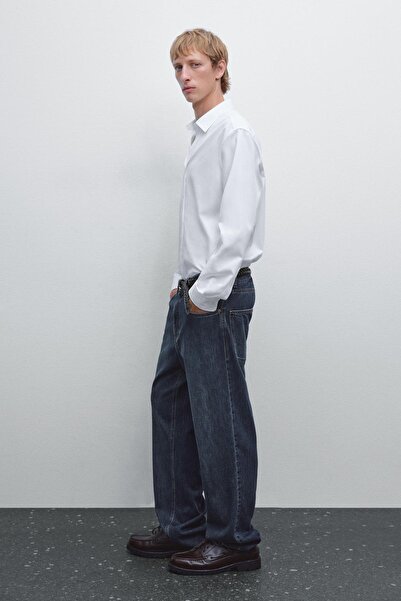 Massimo Dutti Regular fit dokulu gömlek