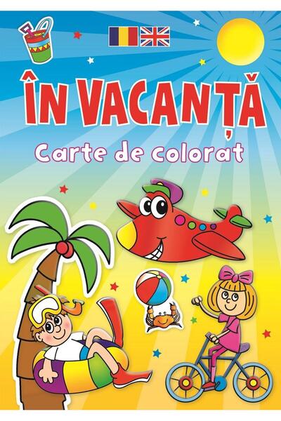 Editura Flamingo Junior In vacanta. Carte de colorat