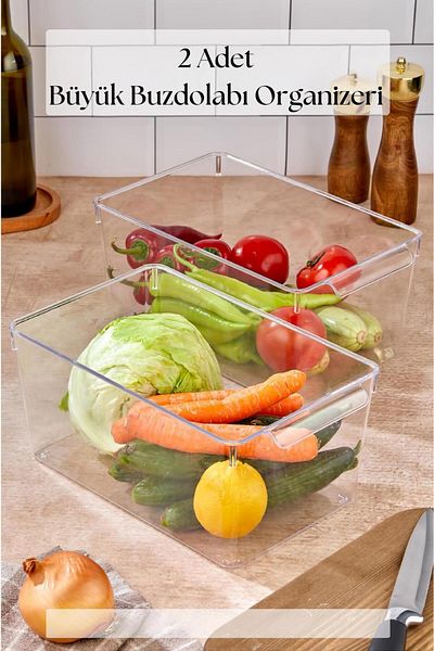 EWs 2 Liter Refrigerator Organizer & Refrigerator Organizer 6 Lt