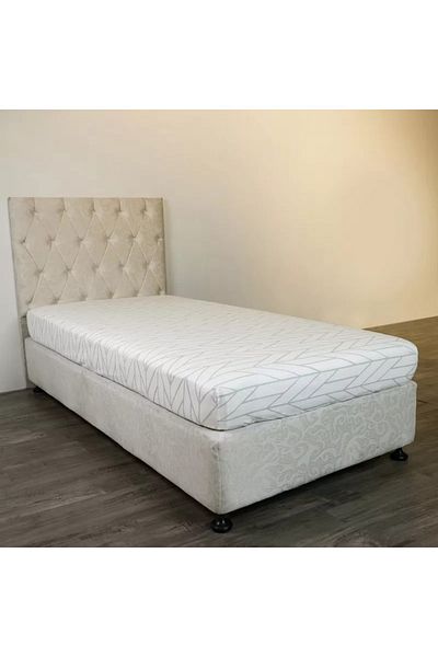Home Box Malta Centrum Printed Cotton Single Fitted Sheet - 90x200+33 cm