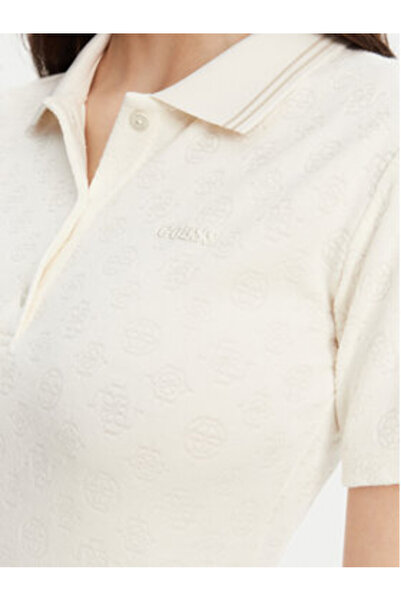 Guess Pulover de damă ecru V5YP01KCX12