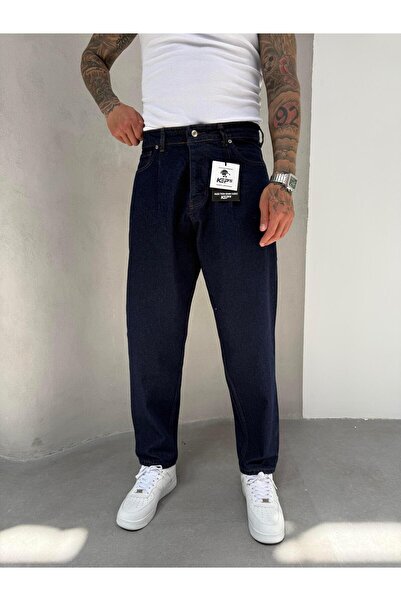 KağanKY Джинси Koyu Lacivert Ballon Fit Boyfriend