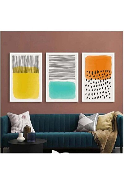 ALAYRA International Elegant Abstract Framed Canvas Wall Art Decor 40x60cm No...