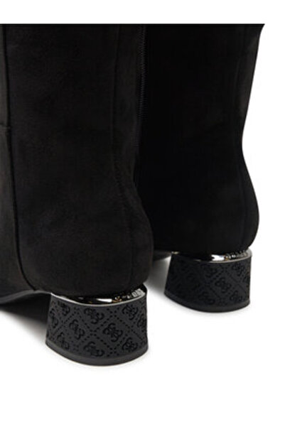 Guess Cizme peste genunchi pentru femei, negre, FLFLUCESU11