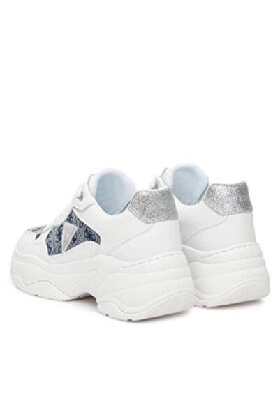 Guess Teniși de damă albi, bleumarin FLTHP4FAL12