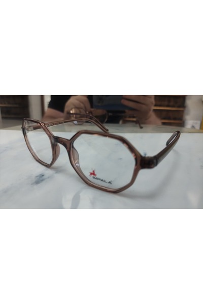 IMPALA İm5512 C.3232 48Ekt Unisex Blue Light Protection Screen Glasses (Light Brown)