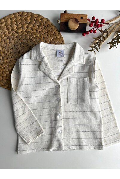aybabykids Pamuklu Keten Kumaş Yakalı Ceket Takım Erkek Çocuk İkili Takım