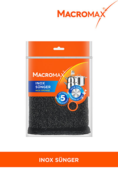 MACRO MAX Inox Sünger Paslanmaz Çelik Temizlik Süngeri