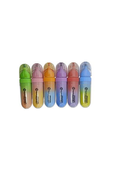 FixPoint 6 Vibrant Color Highlighter Pen Set