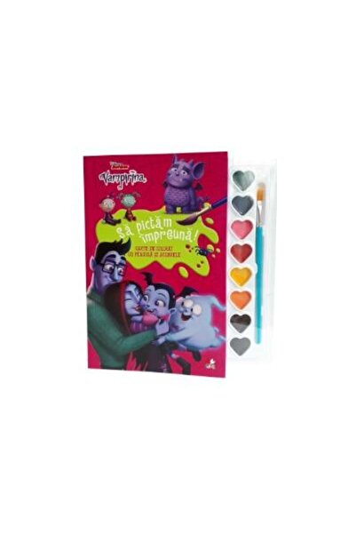 Editura Litera Disney. Vampirina. Sa pictam impreuna! Carte de co