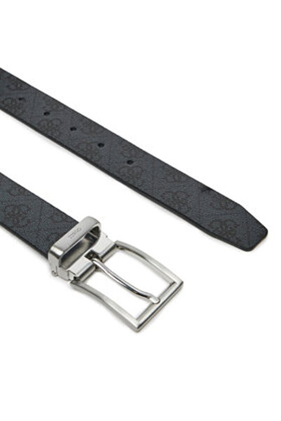 Guess Curea neagră pentru bărbați BMCMLOP4335