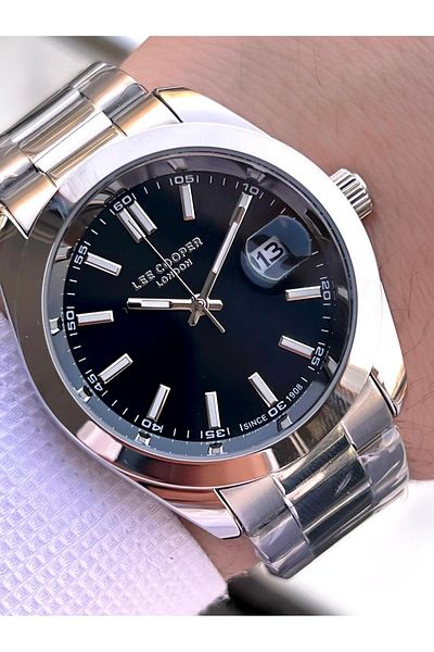Lee Cooper Steel Cord Calendar Dial 5 Atm 2 Year Warranty Men's Wrist Watch Elc8189.350