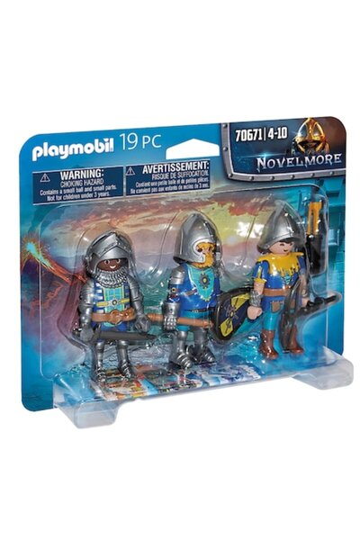 Playmobil Novelmore - Set of 3 figurines, Knights