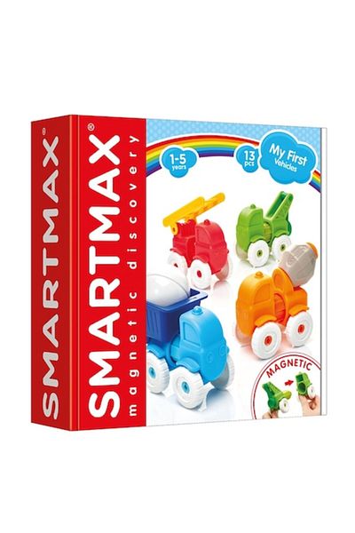 Smart Games Joc Magnetic, SmartMax, Set SMARTMAX My First - Vehicles (8 piese)