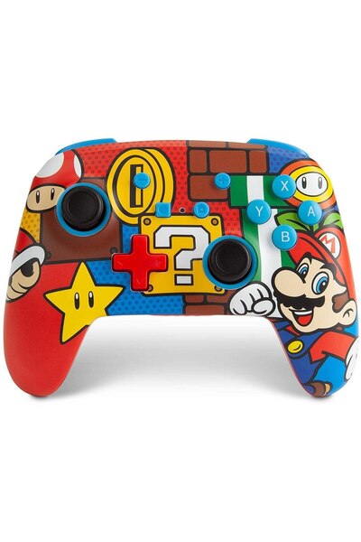 Powera Controler wireless îmbunătățit Mario Pop, PowerA, pentru NSW, multicolor