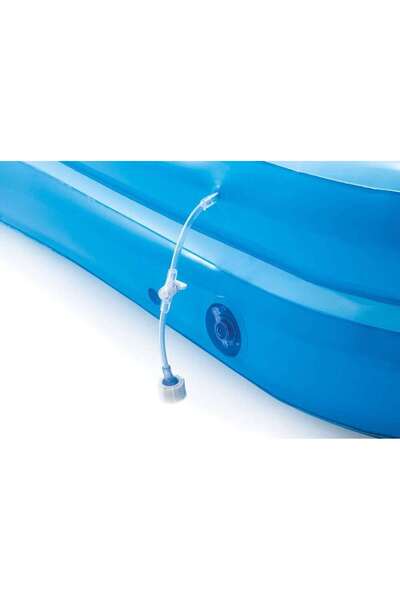 Intex Intex children's play center, inflatable, made of PVC, with slide, 257 x 216 x 84 cm...