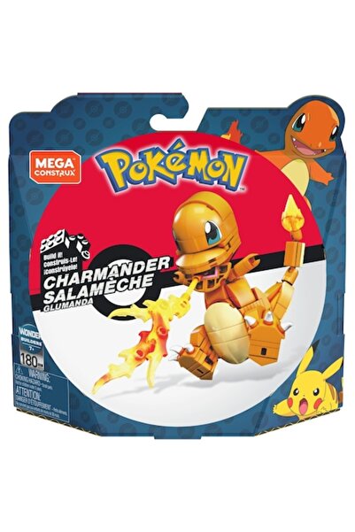 Pokémon Конструктивен комплект Pokemon Mega Construx - Charmander, 180 бр