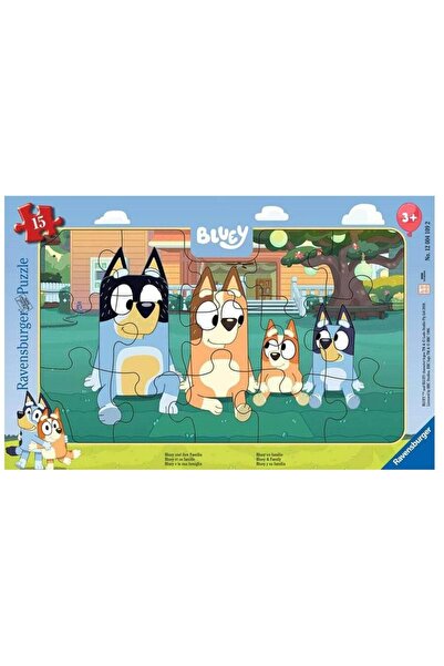 RAVENSBURGER Puzzle framed with 15 pieces - Bluey