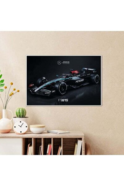 Emoda home Trove ملصق سيارة مرسيدس F1 (40 × 60 سم) - لوحة فنية جدارية بدون إط...