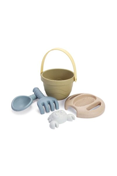 DANTOY Set de joaca in nisip cu galeata 5 piese - Bioplastic