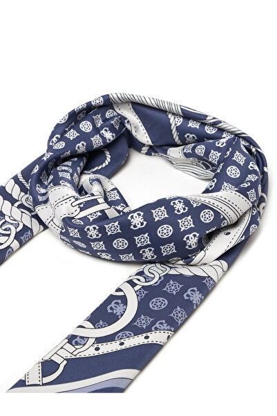 Guess Women's Scarf White, Blue AW5340POL03