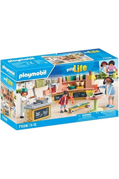 Playmobil My Life, Σνακ Μπαρ με 3 Φιγούρες, Πολύχρωμο