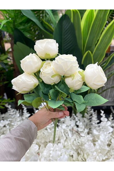 KOZALILAR Yapay Çiçek 7 Dallı Katmerli Gül