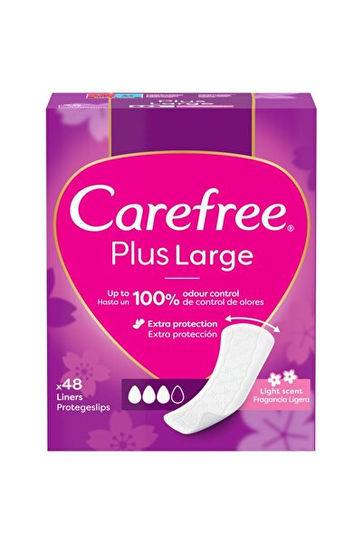 Carefree Absorbante zilnice, Plus Large Super, 48 bucati