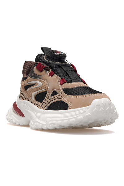 BUCKHEAD Billy Boy's Lightweight Sneaker Sports Shoes 25K Buck3053 Black/Beige