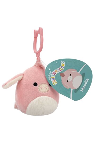 Squishmallows P22 Κλιπ-On Maudie Pink Donkey 9cm