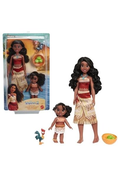 mattel Set de păpuși Disney Moana 2 și Simea, Mattel, accesorii incluse