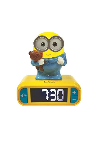 LEXIBOOK Alarm Clock, Lexibook, Minions, Night Light, Sound Effects, LED Screen, Multicolor