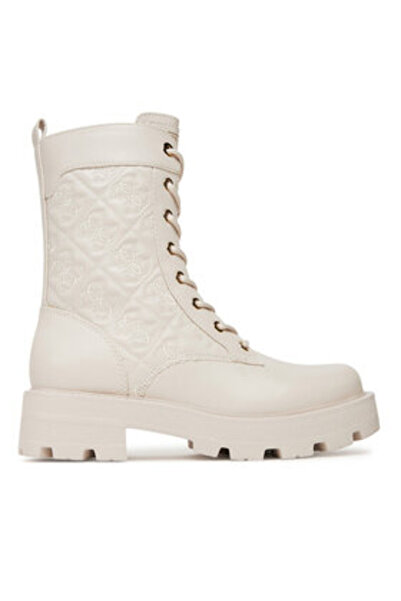 Guess Ghete ecru pentru femei FLTYANELE10