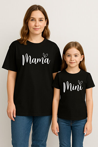SVART WEAR MAMA MINI Set de tricouri combinat pentru mamă și fiică tricou Twi...