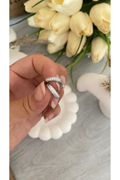 Eva shopping Gümüş halka küpe