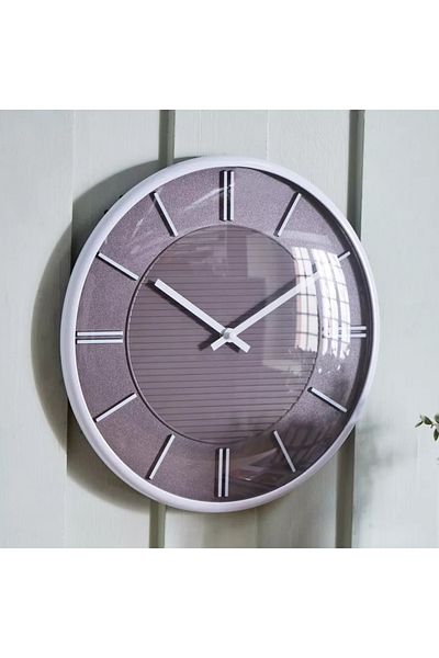 Home Box Saratoga Clock with Convex Glass - 33x4.5 cm