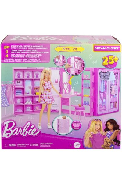 Barbie Playset - Dream Closet, 25 Accessories